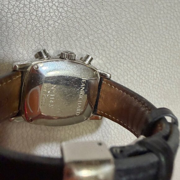 Jean Richard TV screen Chronograph Automatic Watch Purple Color 25mm Swiss Made - Picture 5 of 12